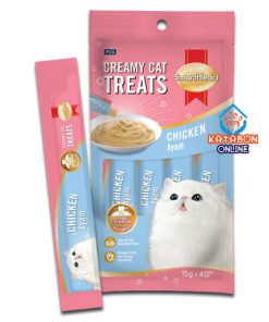 SmartHeart Lickable Cat Treat Chicken Flavour 4 x 15g