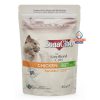 BonaCibo Pouch Adult Wet Cat Food Chicken Chunks In Jelly For Sterilised Cats 85g