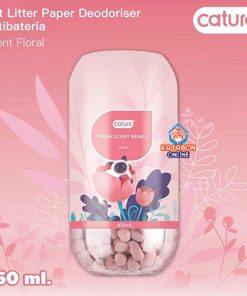 Cature Cat Litter Deodorizer Fresh Scent Beads Floral Flavour 450ml