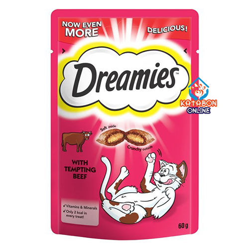Dreamies Cat Treat With Tempting Beef 60g