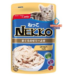 Foodinnova Nekko Adult Pouch Wet Cat Food Real Tuna In Jelly 70g