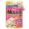 Foodinnova Nekko Adult Pouch Wet Cat Food Tuna Topping Shrimp & Scallop In Jelly 70g