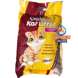 Golden Kat Cleapest Clumping Cat Litter Lemon Flavour 10kg