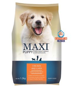 Maxi Puppy Dry Dog Food Chicken Liver 1.2kg