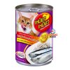 Meow Meow Can Wet Cat Food Tuna Topping Whitebait In Jelly 400g