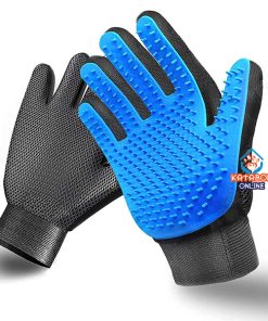 Pet Grooming Gloves For Hair Remover, Effective Massage & Bathing