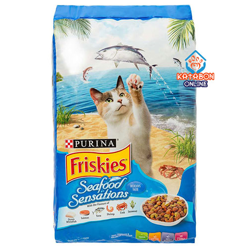 Purina Friskies Seafood Sensation Adult Dry Cat Food 7kg