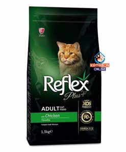 Reflex Plus Super Premium Adult Dry Cat Food Chicken 1.5kg