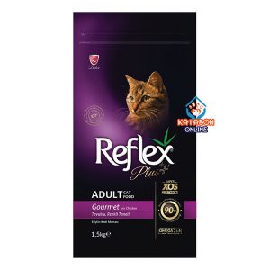 Reflex Plus Super Premium Adult Dry Cat Food Gourmet Chicken 1.5kg