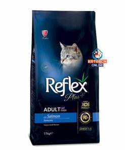 Reflex Plus Super Premium Adult Dry Cat Food Salmon 1.5kg