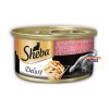 Sheba Delux Can Premium Wet Cat Food Tuna Flakes & Salmon In Gravy 85g