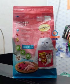 SmartHeart Adult Dry Cat Food Chicken & Tuna Flavour 1.2kg