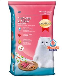 SmartHeart Adult Dry Cat Food Chicken & Tuna Flavour 7kg