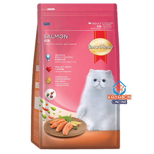 SmartHeart Adult Dry Cat Food Salmon Flavour 3kg