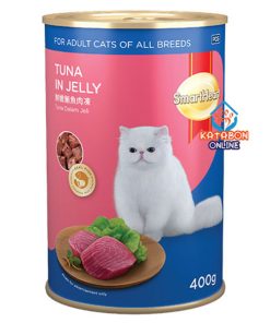 SmartHeart Canned Wet Cat Food Tuna In Jelly 400g