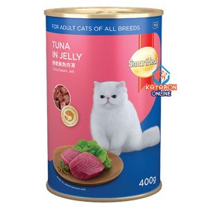 SmartHeart Canned Wet Cat Food Tuna In Jelly 400g