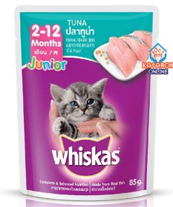 Whiskas Pouch Kitten Junior Wet Cat Food Tuna 85g