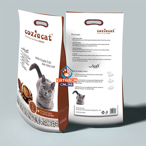 CoziCat Premium Clumping Cat Litter Coffee Flavour 5Ltr