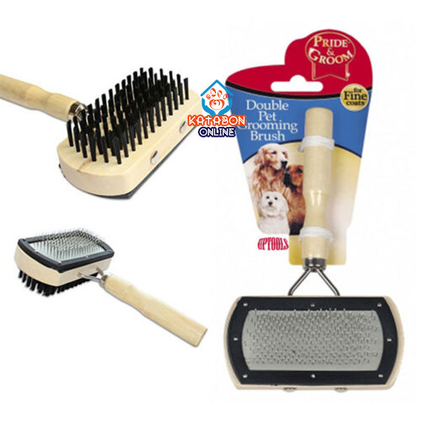 Pet Double Brush Pin & Soft Bristle Grooming Tools