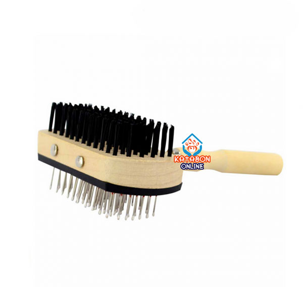 Pet Double Brush Pin & Soft Bristle Grooming Tools