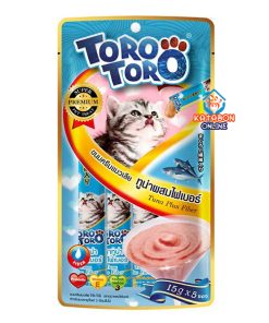 Toro Toro Lickable Cat Treat Tuna Plus Fiber 5 x 15g