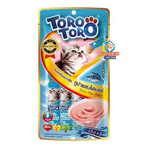 Toro Toro Lickable Cat Treat Tuna Plus Fiber 5 x 15g