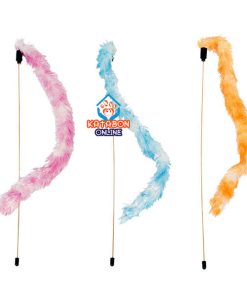 Duvo+ Nice Fluffy Cat Playing Rod Plumeau Mix