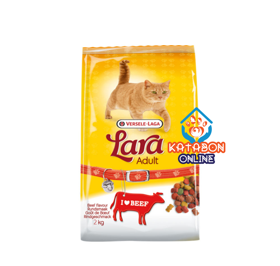 Buy Lara Adult Poultry Turkey & Chicken Cat Food 2 kg