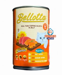 Bellotta Can Tuna Topping Salmon In Jelly 400g