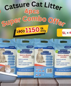 Catsure Cat Litter Bentonite Combo Offer (5L*4pc=20L)