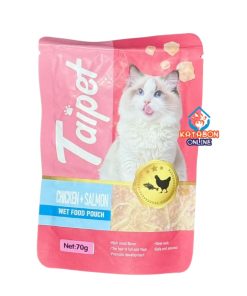 Taipet Wet Cat Food Chicken + Salmon Flavor 70g