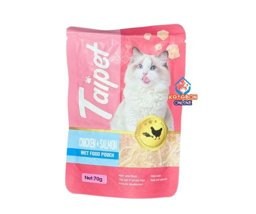 Taipet Wet Cat Food Chicken + Salmon Flavor 70g