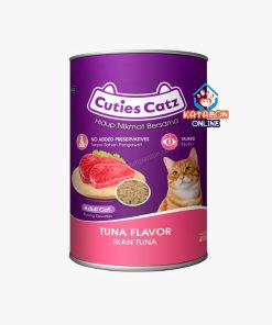 Cuties Catz Canned Wet Cat Food Tuna In Jelly 400g
