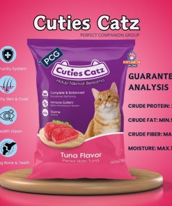 Cuties Catz Adult Dry Cat Food Tuna Flavour 350g