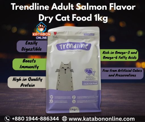 Trendline Adult Cat Food Salmon 1kg