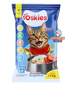 Oskies Adult Cat Food Tuna - 1.2 KG