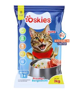 Oskies Adult Cat Food Tuna - 3 KG