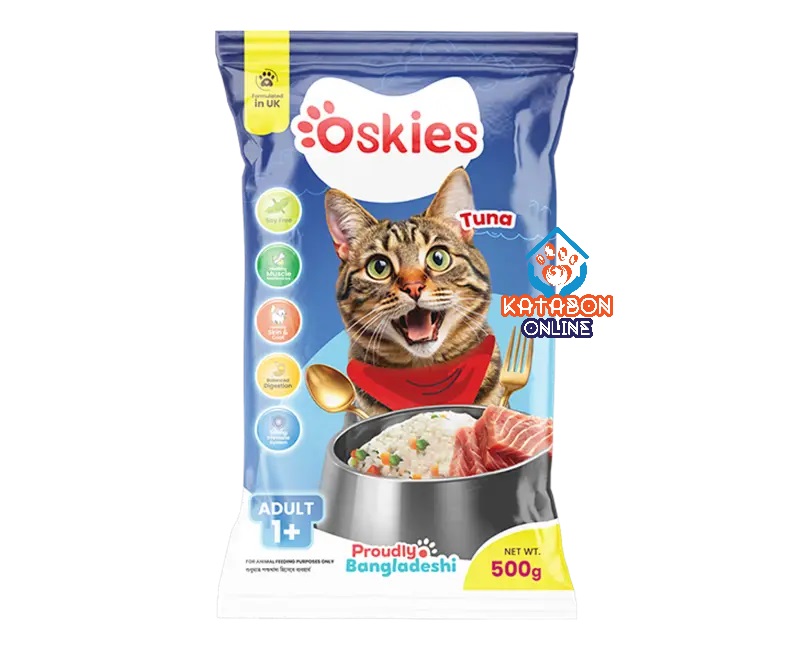 Oskies Adult Cat Food Tuna - 500 G