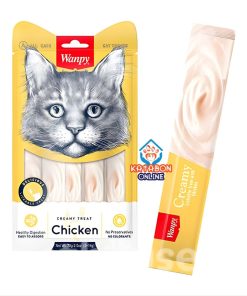 Wanpy Creamy Cat Treat Chicken 70g 5pc Pack