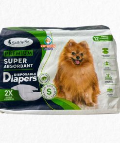 Smarty Pet Diapers 2x Odor Control Small Size (12pcs)