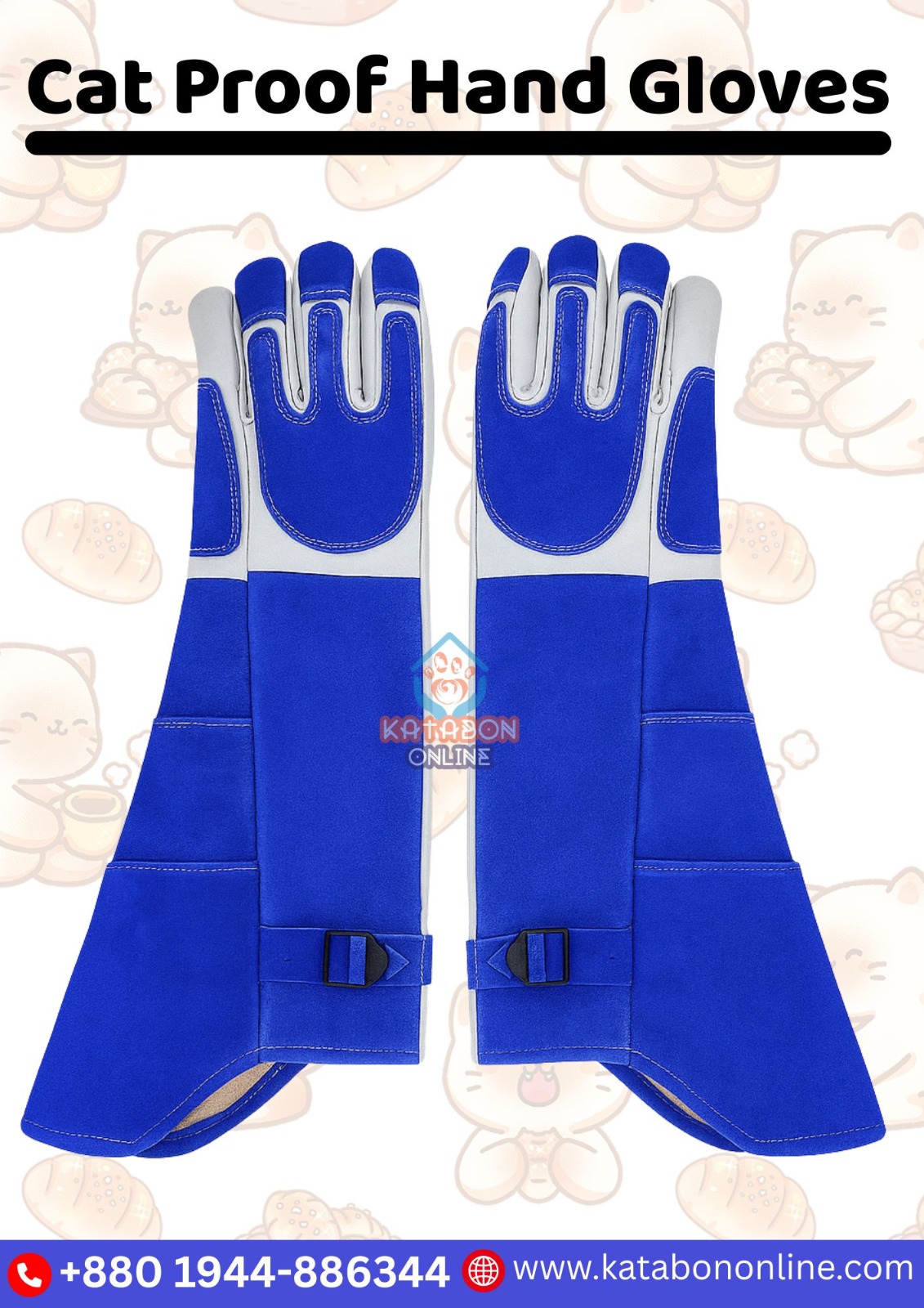 Animal Handling Gloves Bite Proof Reinforced Leather for Dog Training,Cat Scratch,Multipurpose Pet Glove, Grooming,Falcon,Grabbing,Reptile,Snake