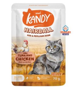 Kandy HAIRBALL Pouch with Chicken & Tuna in Jelly 70g