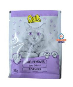 Quik Odor Remover/ Cat Litter Deodorize Lavender Flavour 25g