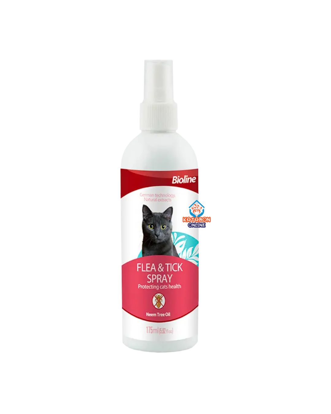 Bioline Flea And Tick Spray For Cat 175ML
