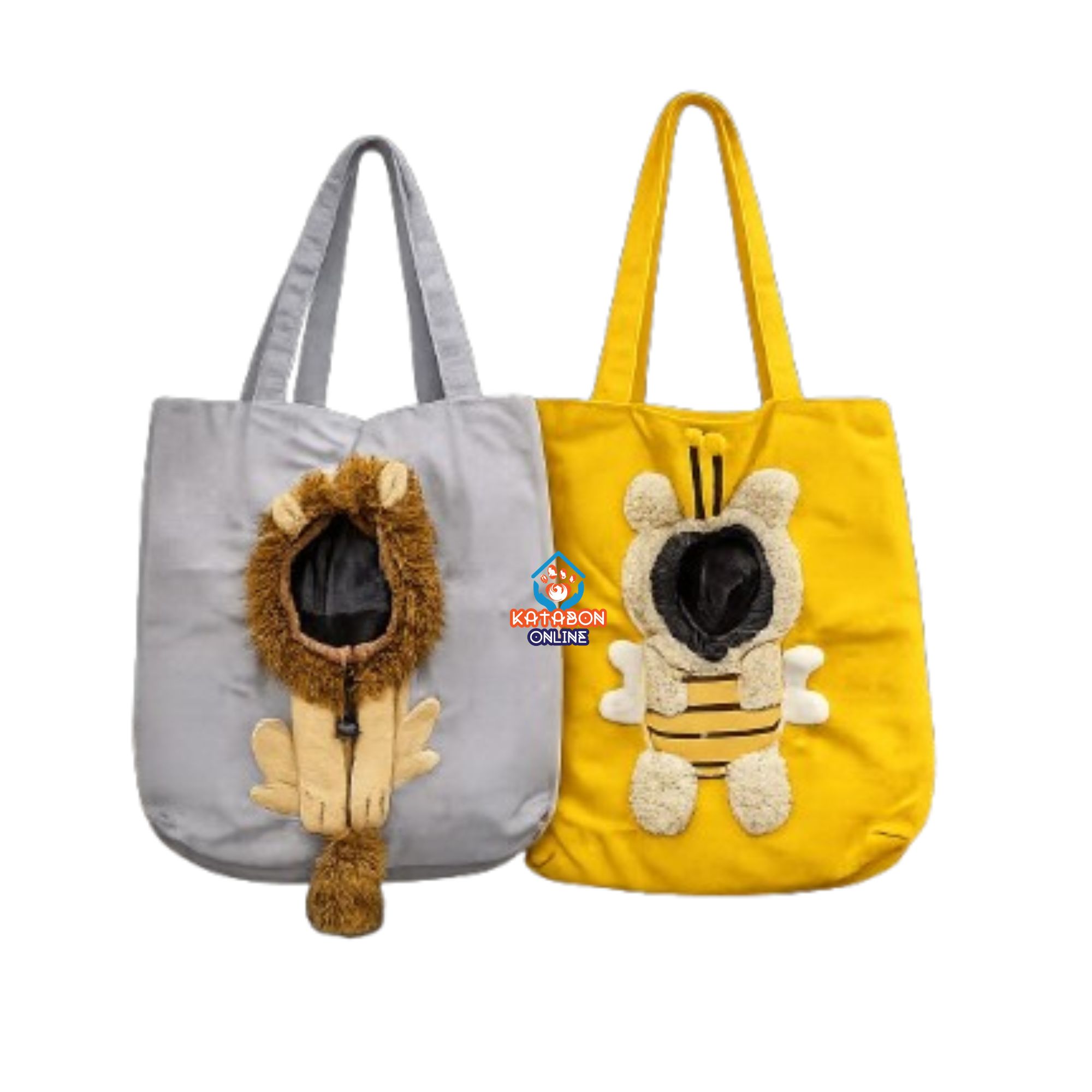 Cat Carrier Bag Canvas Pet Shoulder Bag for Puppy Small Dogs and Cats Hiking