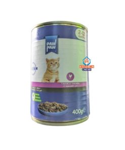 Paw Paw Kitten Cat Food Chicken Flavor 400g