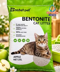 Bastet Pet Most popular Bentonite cat litter Apple Flavour 25 Litter