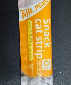 Medicated Treat Mr. Peabody Snack Cat Strip Chicken Flavour 15 gm