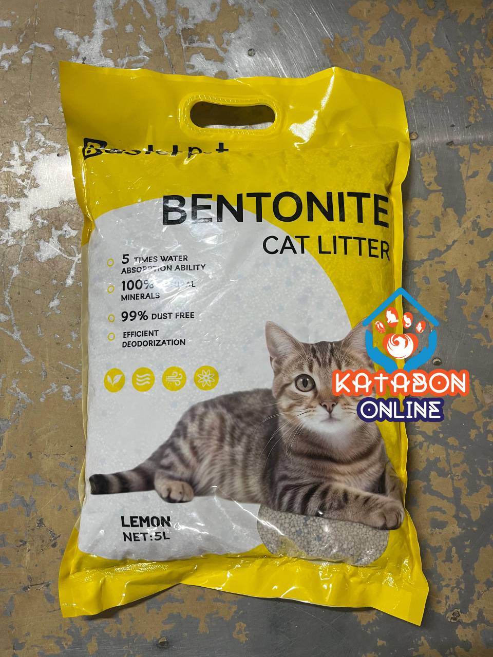 Bastet Pet Most popular Bentonite cat litter Lemon Flavour 5 Litter