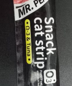 Medicated Treat Mr. Peabody Snack Cat Strip Tuna Flavour 15 gm